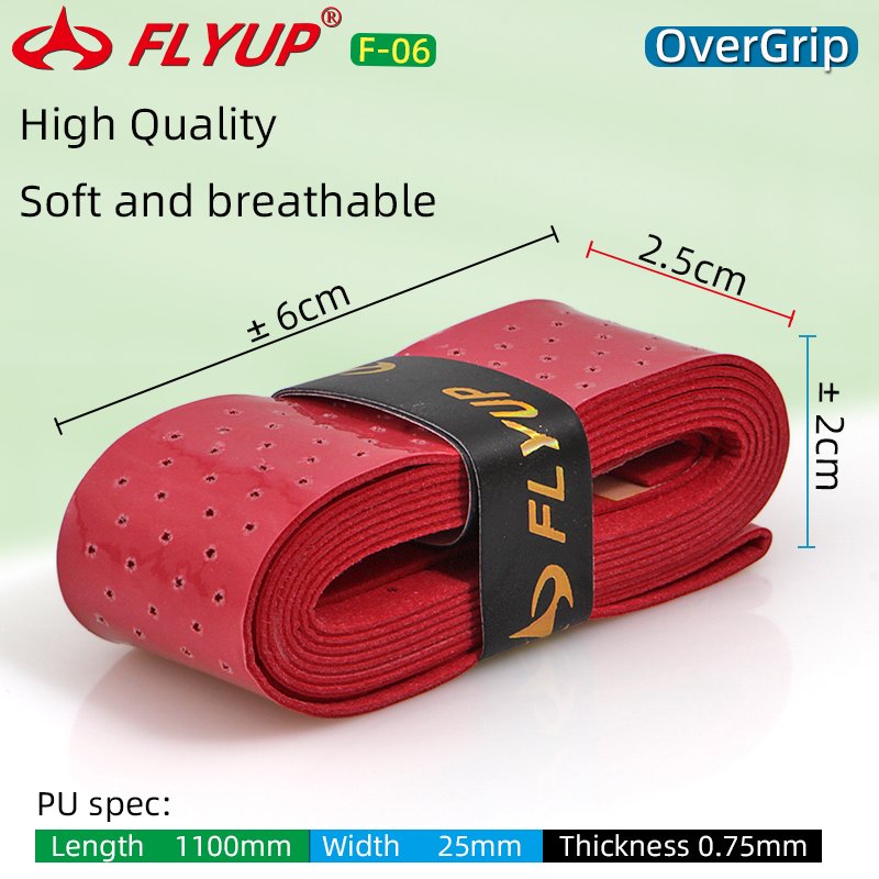Flyup F-06 30pcs Wholesale Factory High Quality Tennis Overgrip Padel Sticky Breathable non-slip Badminton soft good durability