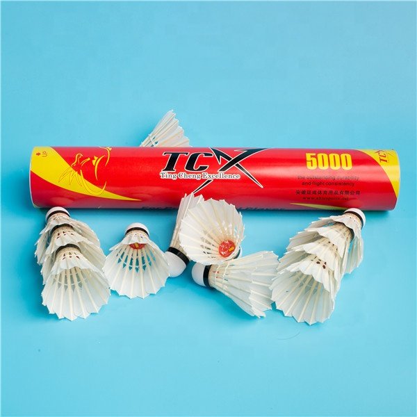 TCX-5000 Same as XP2 Silver Goose Feather Badminton Shuttlecock Very Popular in Philippines Market with Wholesale Factory Price