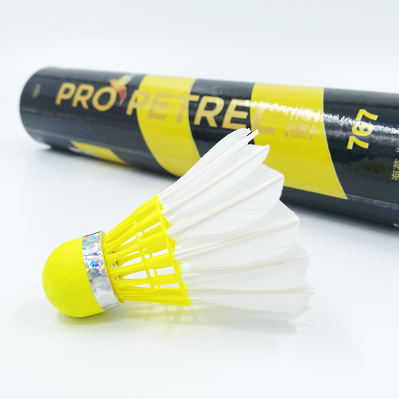 Hot Sales cheap 12pcs pack high Quality Goose badminton ball For International Tournament Badminton Shuttlecock