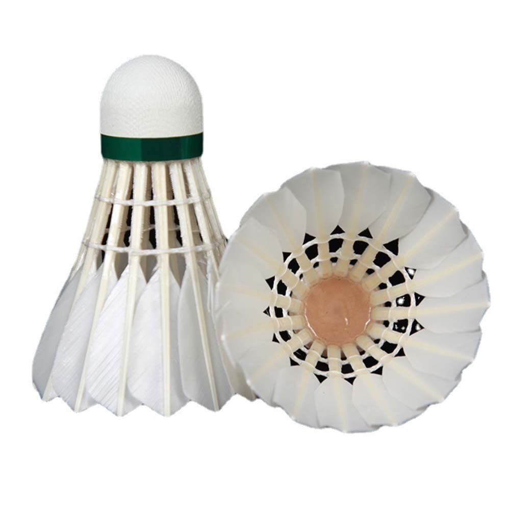 Goose Feather Badminton shuttlecock Bronze Super Durable Class Goose Feather Shuttlecocks for Club Competition 12pcs