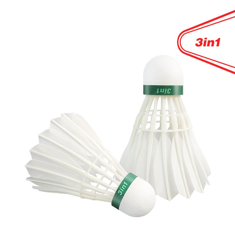 3in1 original factory D45 Badminton Shuttlecock for Professional Indoor Stadium Training