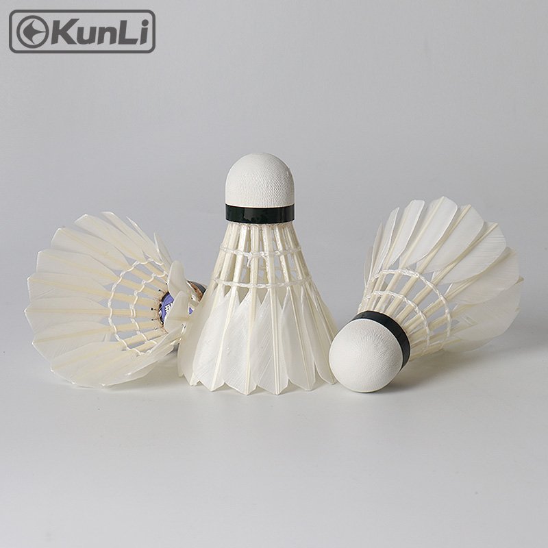 Shuttlecock Badminton Kunli KL-03 Duck Feather Shuttlecocks For club Competition Most Durable Shuttle Cock Badminton Ball