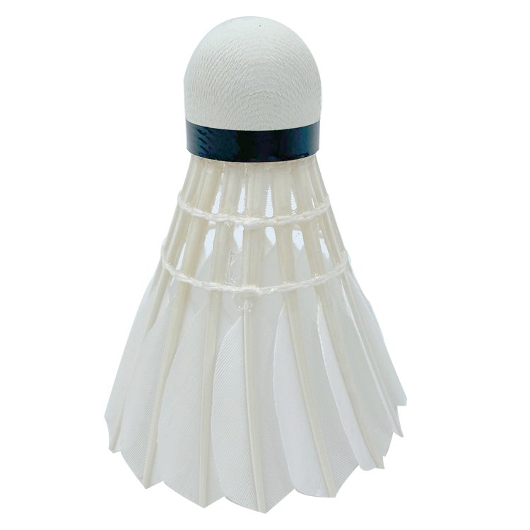 High Level Practicing Tournament training Durable Goose Feather Shuttlecock Badminton aeroplane with Dmantis Brand G8