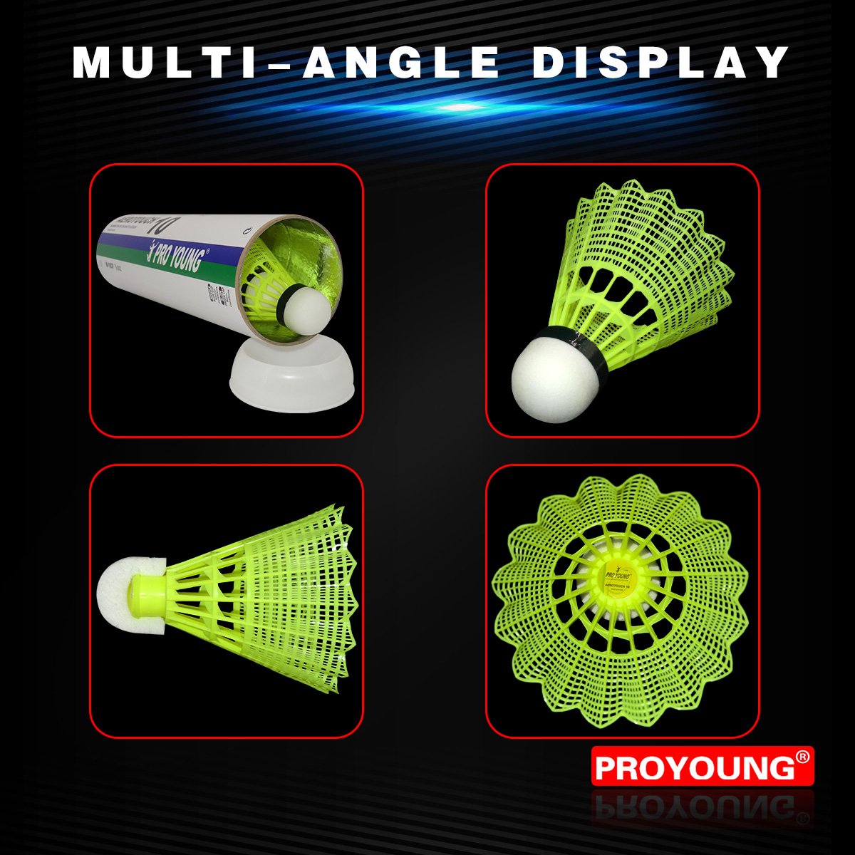 Durable nylon badminton shuttlecock Badminton Nylon Shuttlecock