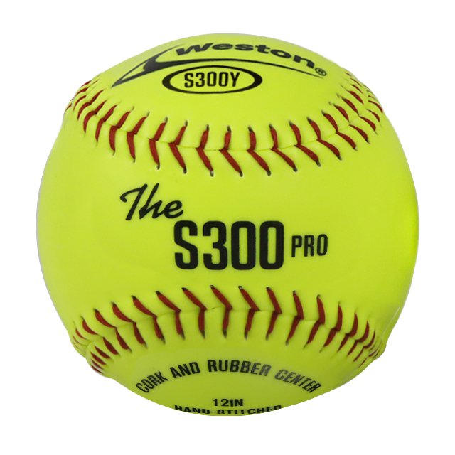 Wholesale Softball 12" Weston S300 Softball With Pvc And PK Cork Core Slowpitch