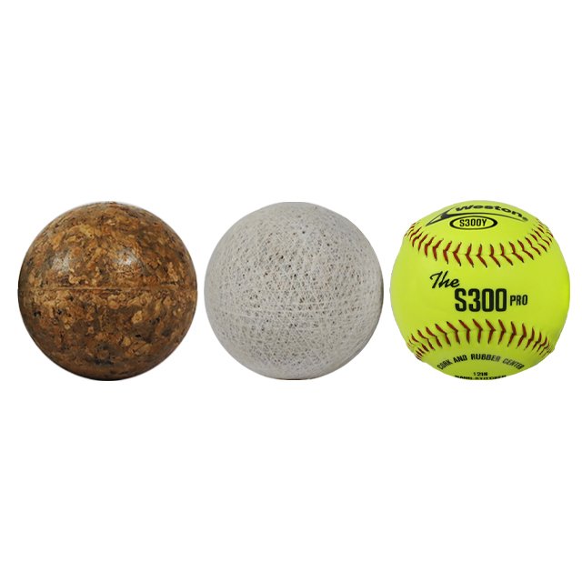 Wholesale Softball 12" Weston S300 Softball With Pvc And PK Cork Core Slowpitch