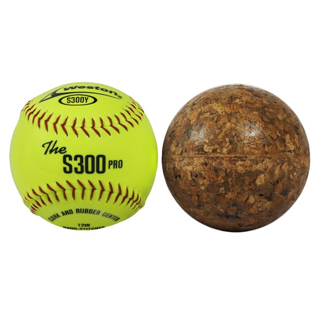 Wholesale Softball 12" Weston S300 Softball With Pvc And PK Cork Core Slowpitch