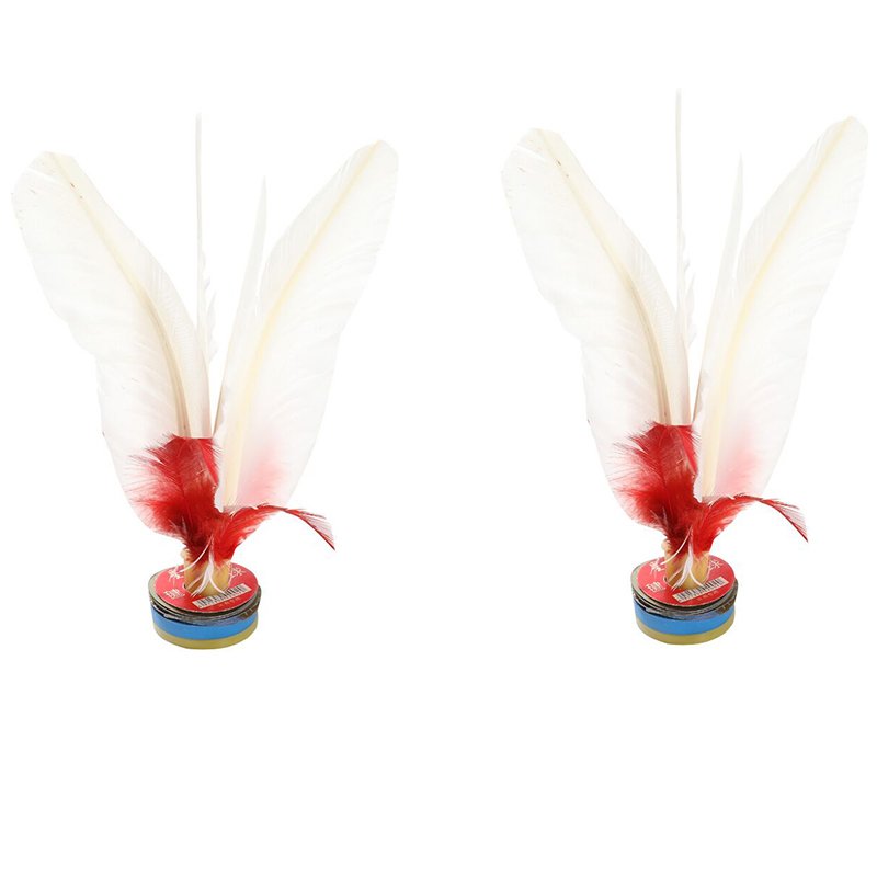 Handmade Feather Chinese Jianzi Foot Kick Shuttlecocks, Beach Sports and Fitness