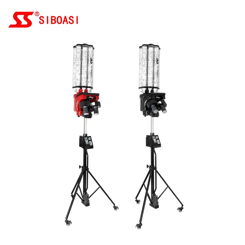 China supplier Best selling SIBOASI Badminton shuttlecock feeder machine with battery S4025A