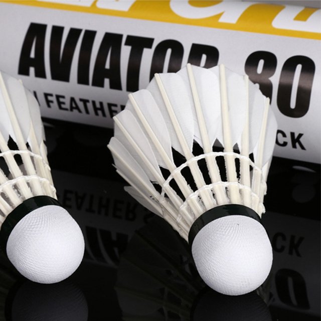 Cheap Factory Price goose feather badminton baton shuttlecock