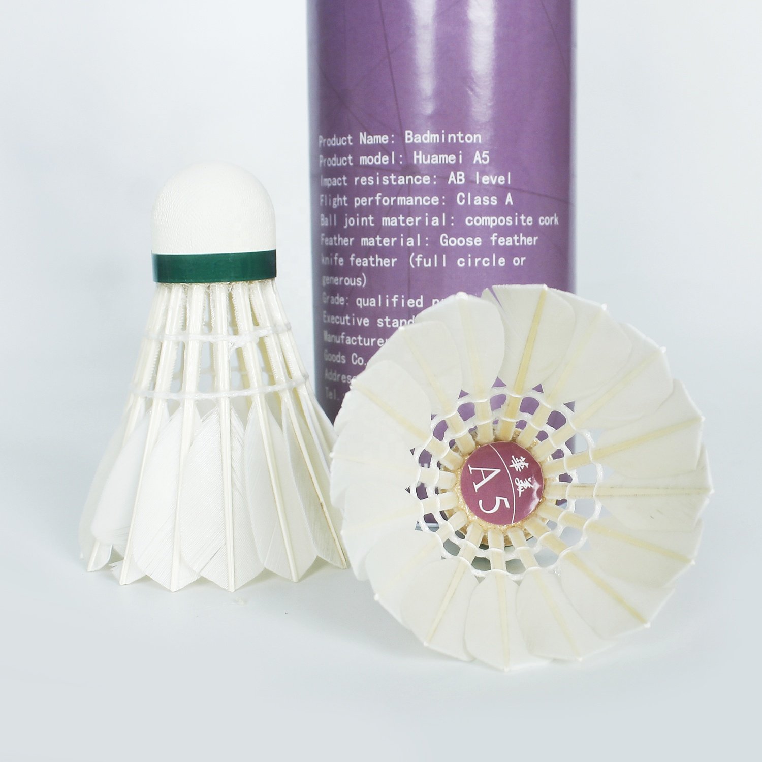 High Quality Goose Feather Shuttlecock Popular Badminton Product Wholesale From Chinese Manufacturer
