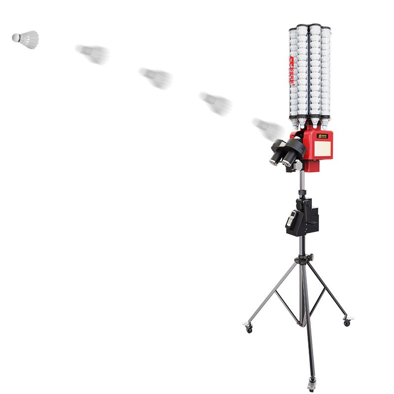 Siboasi Badminton Shuttlecock Feeder Equipment Smart Badminton Ball Shooting Machine B5 With 200 Ball Capacity