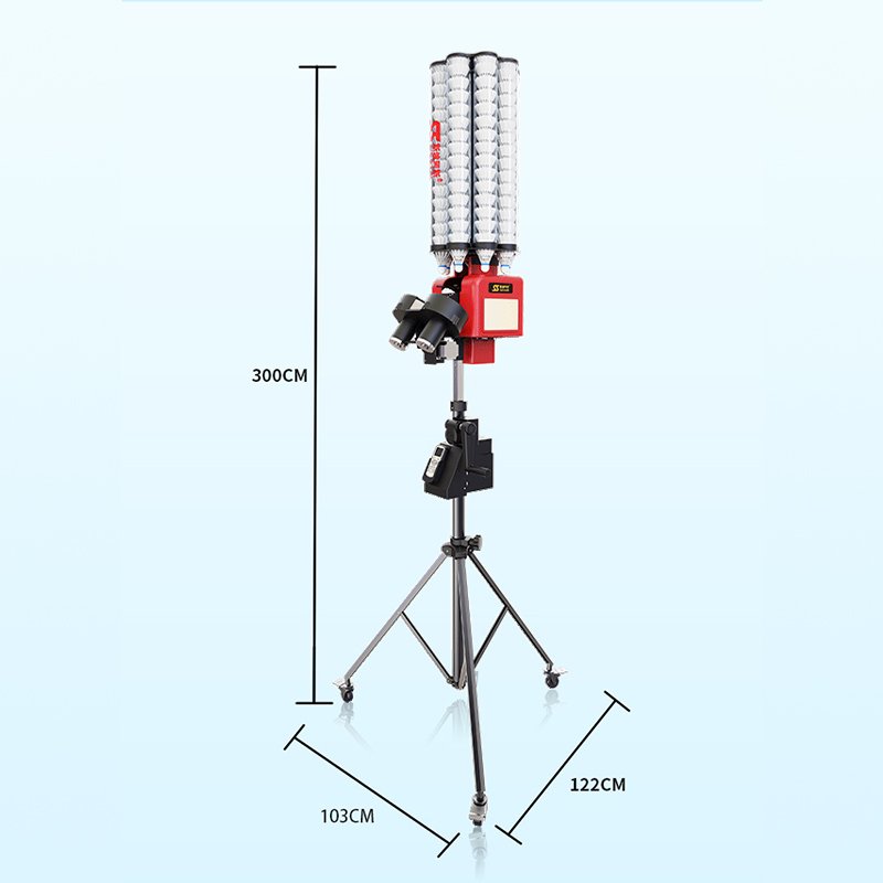Siboasi Badminton Shuttlecock Feeder Equipment Smart Badminton Ball Shooting Machine B5 With 200 Ball Capacity