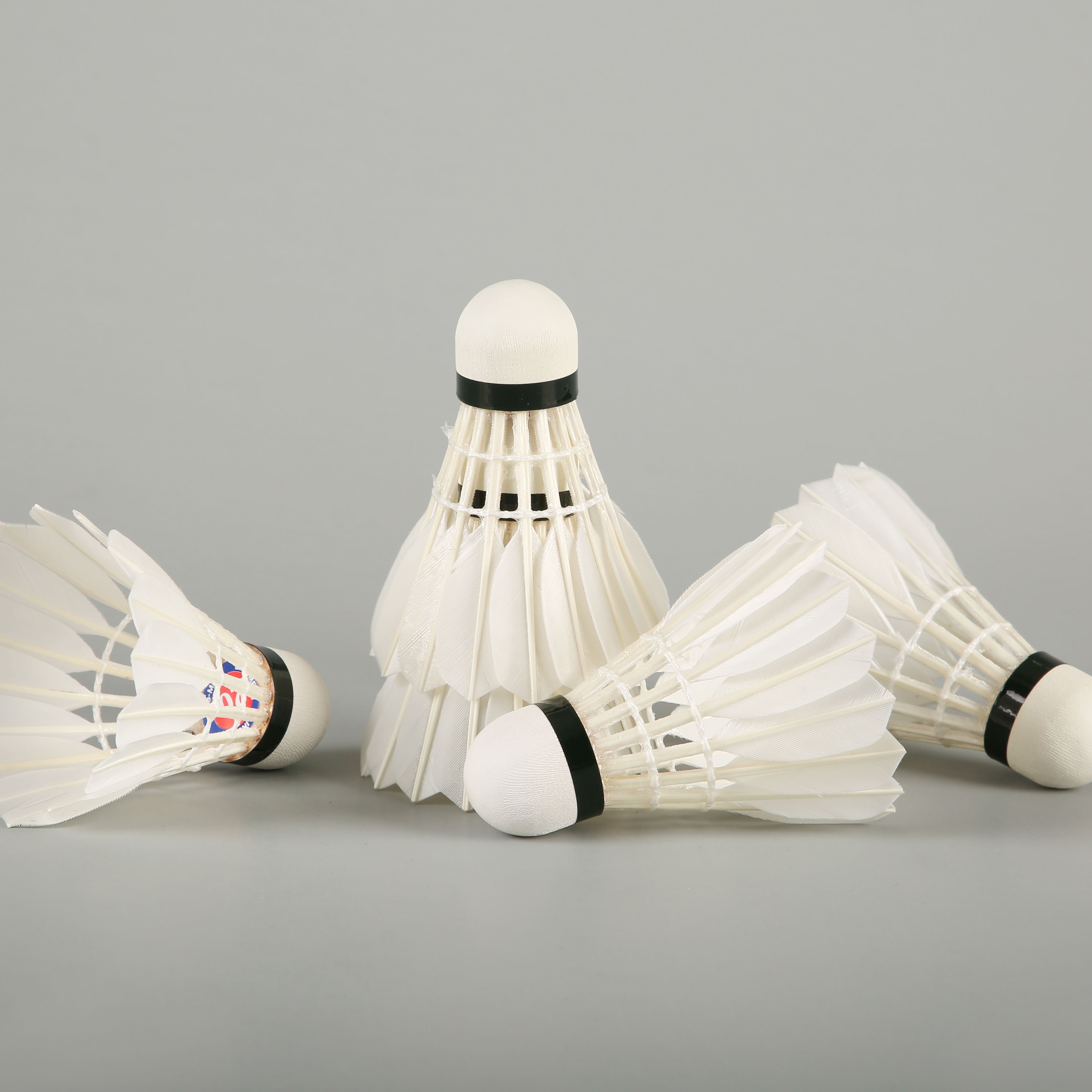 Professional lingmei brand most durable goose feather badminton shuttlecock