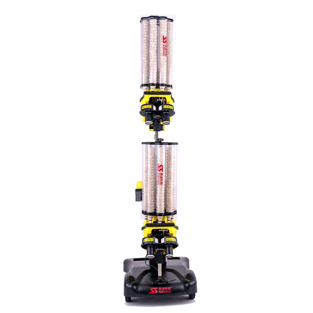SIBOASI advanced badminton shuttlecock ball feeding training machine S8025A