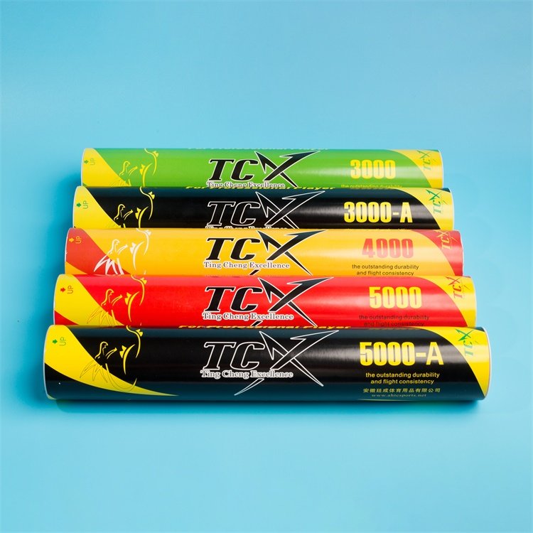 TCX BRAND TCX3000 - A 1st Grade Water Duck Feather All Round Type Badminton Shuttlecock Popular in India Market