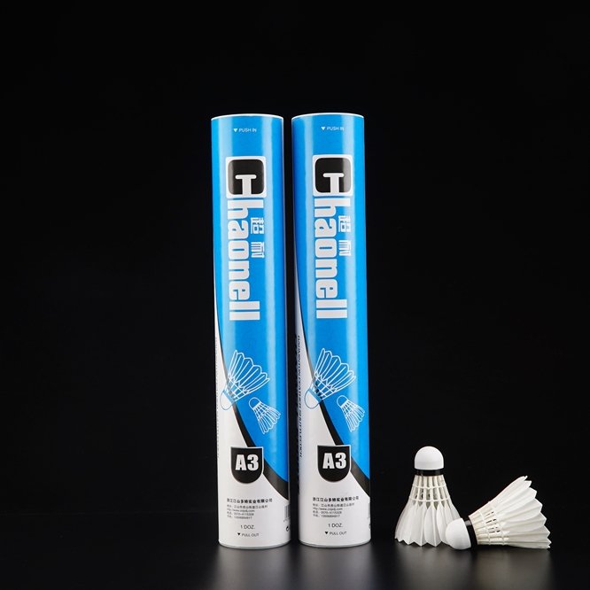China Factory Top Grade One High Quality of Duck Feather Shuttlecock Badminton Brand Chaonell A3