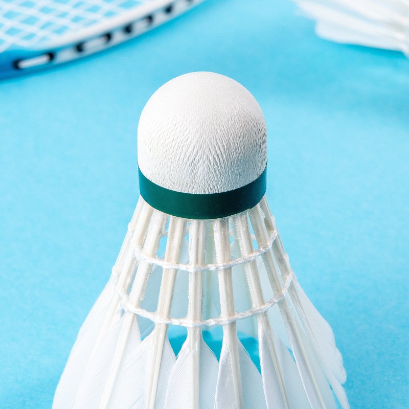 Outdoor Sports Goods Physical Fitness Durable Fiber Ball White Badminton 12 packs CiGu Duck Feather Ball Badminton Shuttlecock