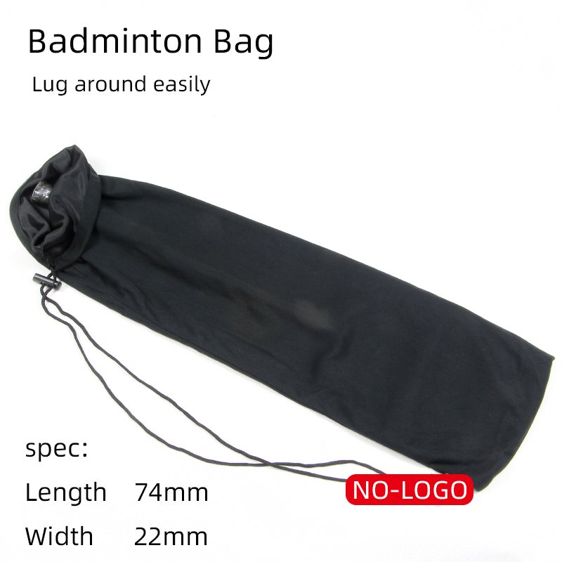 Flannel Drawstring Shrink Protective Badminton Bag Flannelette bag