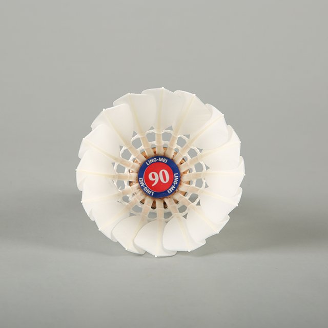 high quality badminton goose feather shuttlecocks lingmei