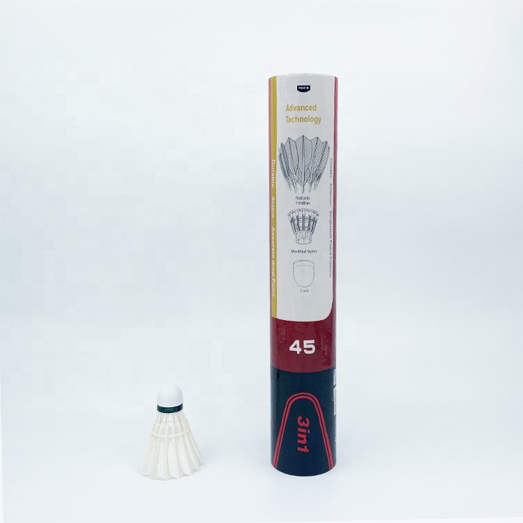 Most Durable Goose Feather Badminton Shuttlecock Hybrid Shuttlecocks D45 Dmantis Brand Factory Supplier
