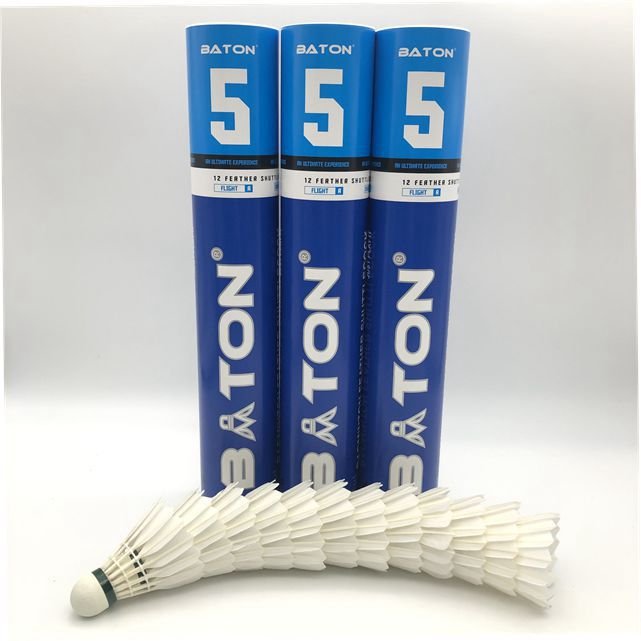Wholesale Duck Feather Badminton Shuttlecock for Training