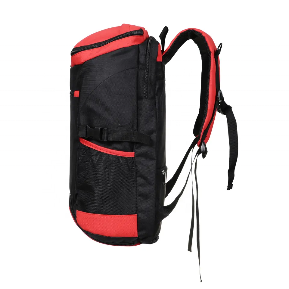 Custom training double shoulder shoe compartment sports backpack tennis racquet bag badminton racket bag