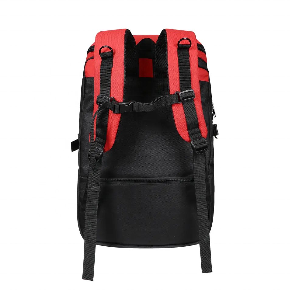 Custom training double shoulder shoe compartment sports backpack tennis racquet bag badminton racket bag