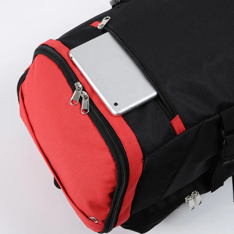 Custom training double shoulder shoe compartment sports backpack tennis racquet bag badminton racket bag