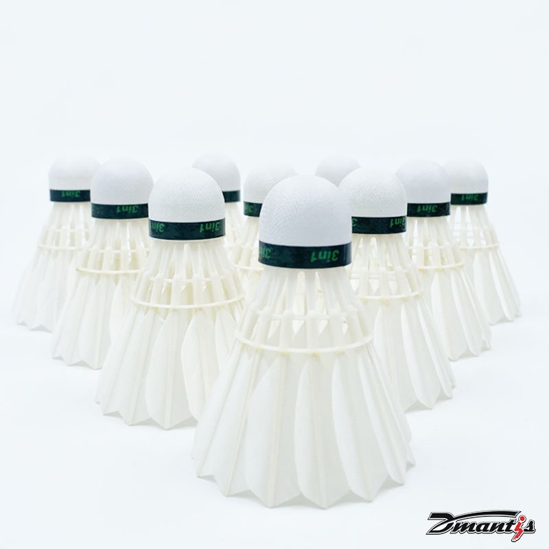 OEM Negotiable Wholesale Badminton Shuttlecocks Model D60 Dmantis High Quality Indoor Duck Feather Shuttlecock