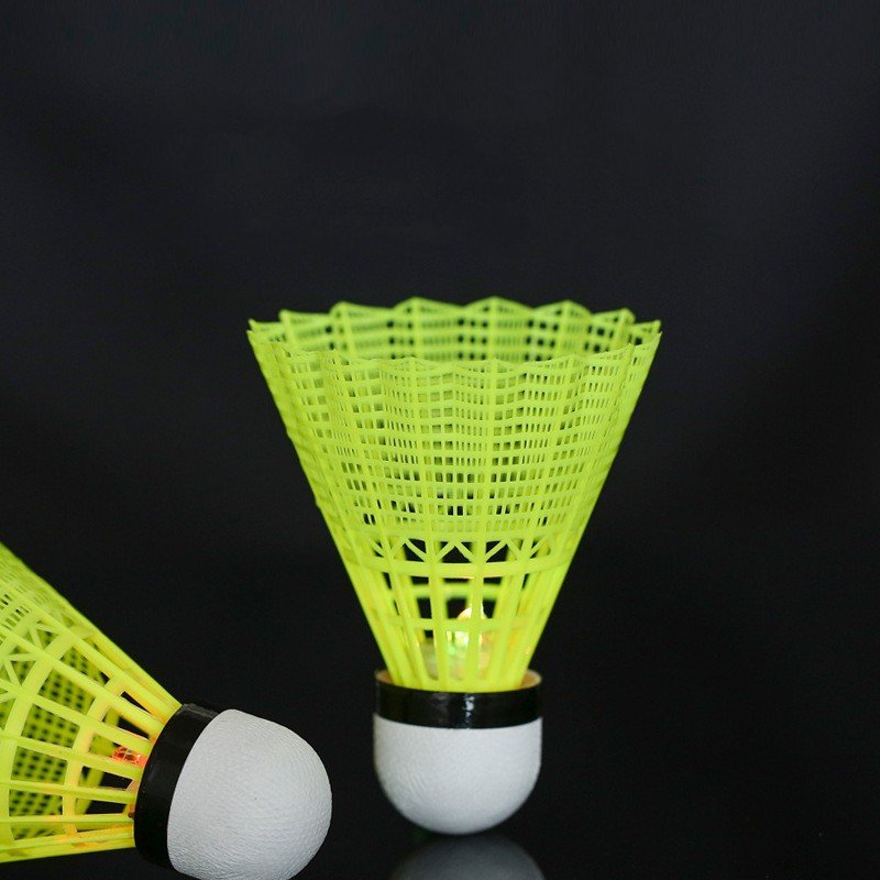 Luminous badminton 4 packs with light luminescent LED night fluorescent resistant badminton