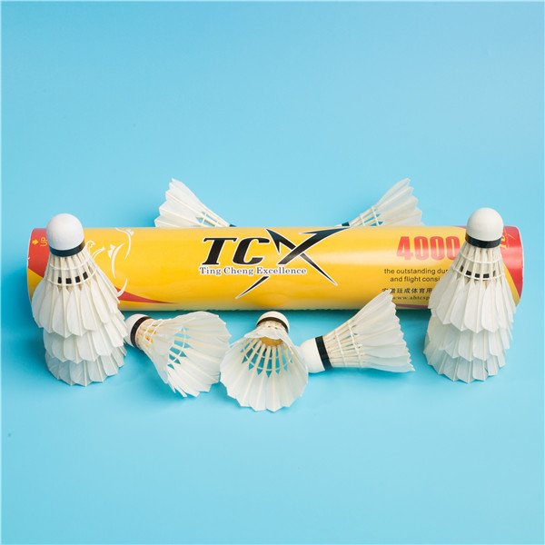 *hot sale duck feather training badminton shuttlecock / duck feather badminton ball