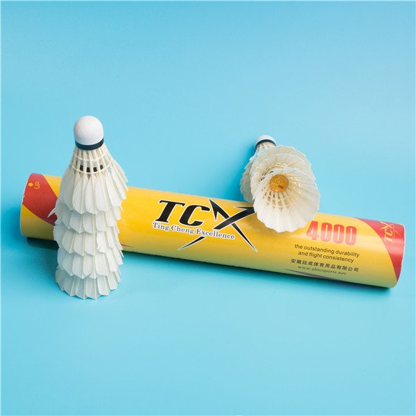 *hot sale duck feather training badminton shuttlecock / duck feather badminton ball