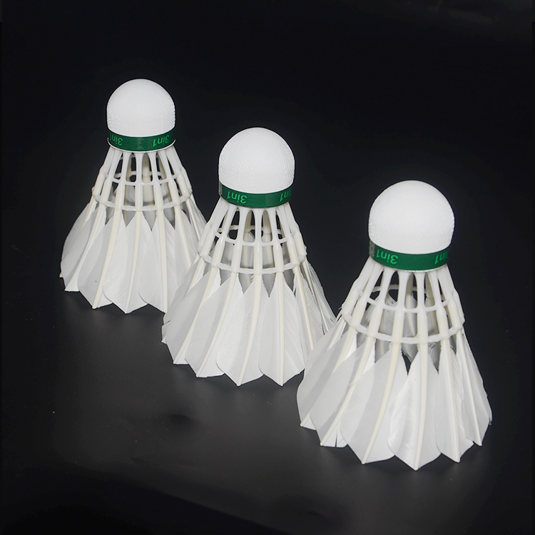 High Speed Hybrid 3 in 1 Good Goose Feather Badminton Shuttlecock Pack of 12 Stable and Sturdy Badminton Shuttles