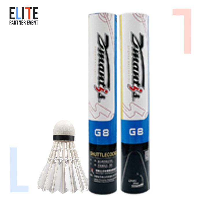 Competition Level Badminton BWF Shuttlecock Traditional Brand Goose Straighten Feather Badminton Shuttlecock G8