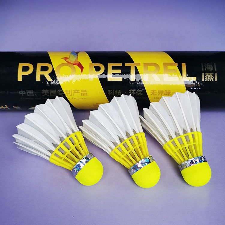 Wholesale Durable Training China Cheap Feather 3in1 Products Badminton Shuttlecock Goose feather speed optional