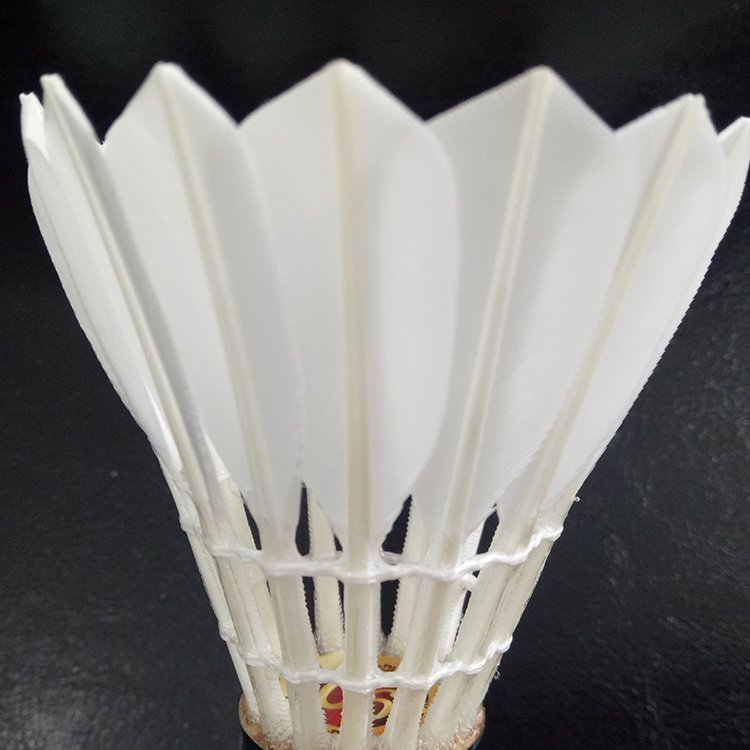 Supplier Aeroplane Black Shuttlecock Eg1130 China Lingmei Badminton Feather Shuttlecock Class a Goose Feather OEM Shuttlecock