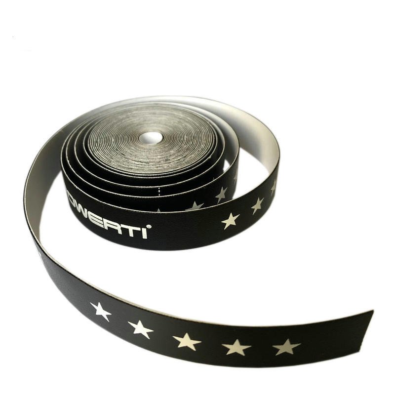POWERTI 5pcs/lot 5000mm Badminton Racket Frame Protect PU Viscosity Stickers Tape Friction Stickers Black