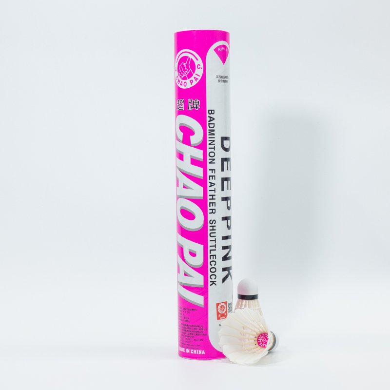 PINK CHAOPAI badminton goose feather good durability shuttlecocks high quality
