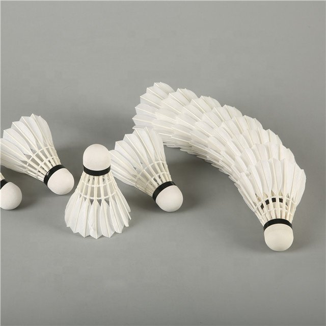 High Quality Goose Feather Lingmei 80 Badminton Shuttlecock For International Tournament