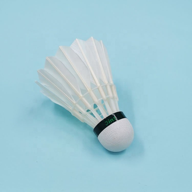 Super Durable Badminton Shuttlecock 3in1 Hybrid Shuttlecock Natural Feather Hybrid Shuttlecock for Competition
