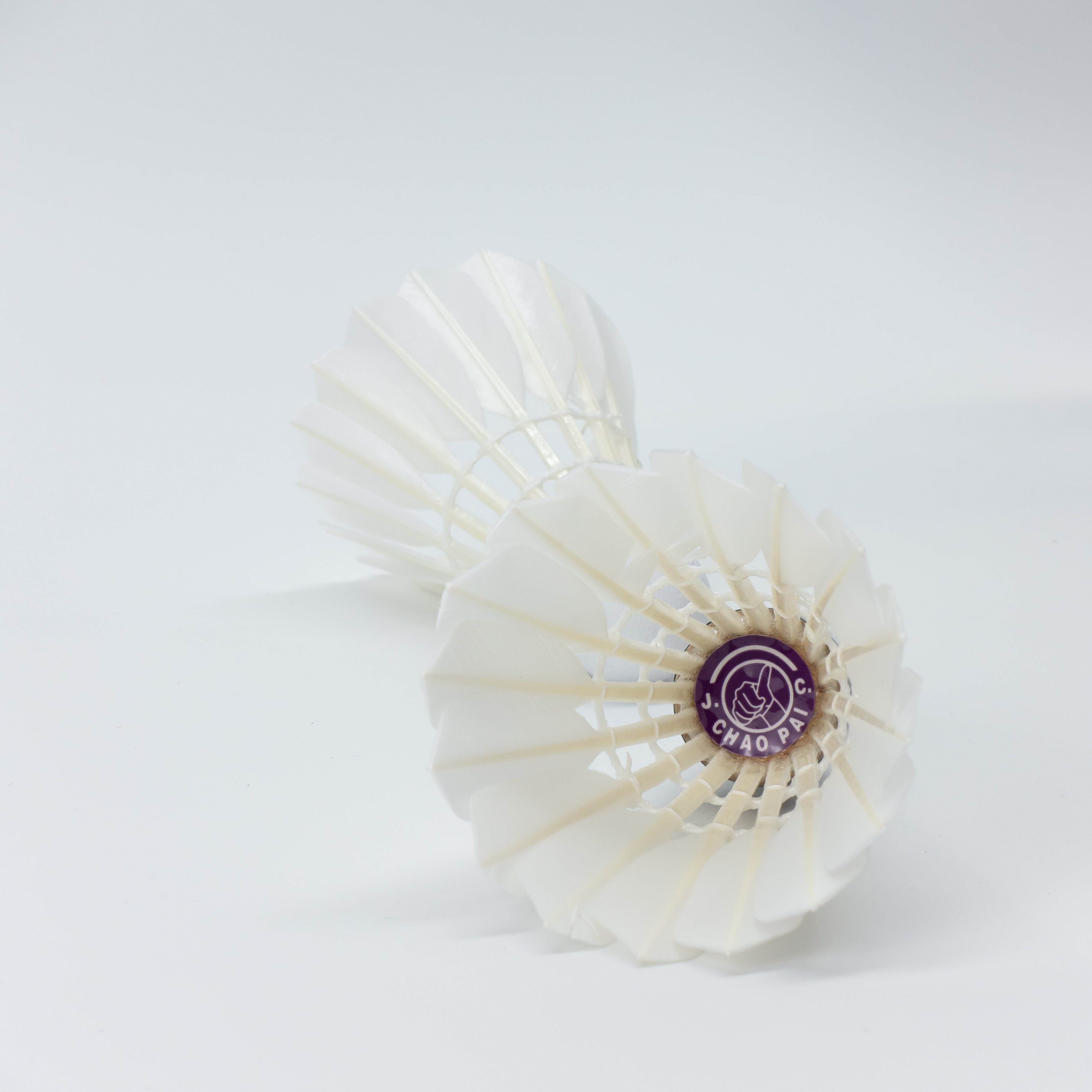 PURPLE chaopai Brand Badminton shuttlecocks Goose Feather good durability competition senior players