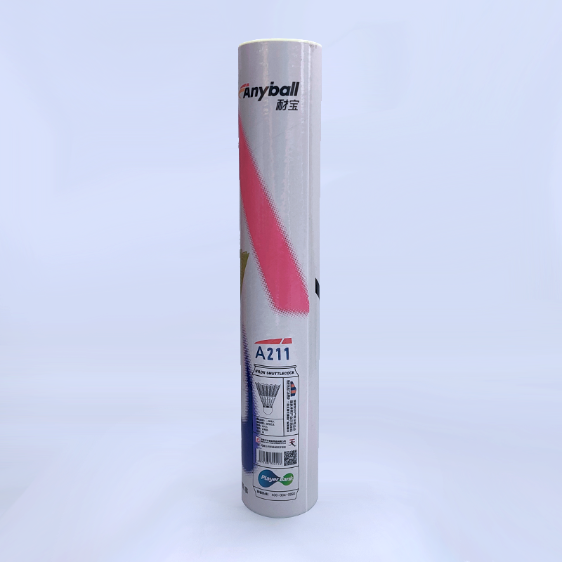 Anyball A211 Durable High Quality Nylon Shuttlecocks with PEA Cork Good Quality Nylon Skirt Badminton Shuttles Ball