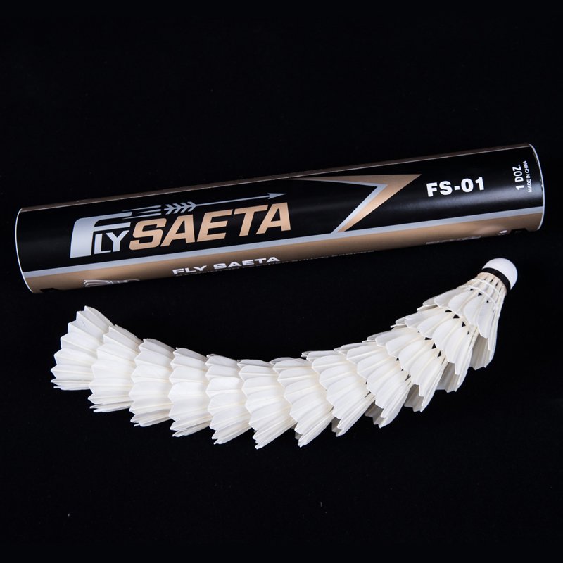 Popular Top Quality Tun Duck Feather Shuttlecock Badminton for International Competition FS Series no.01