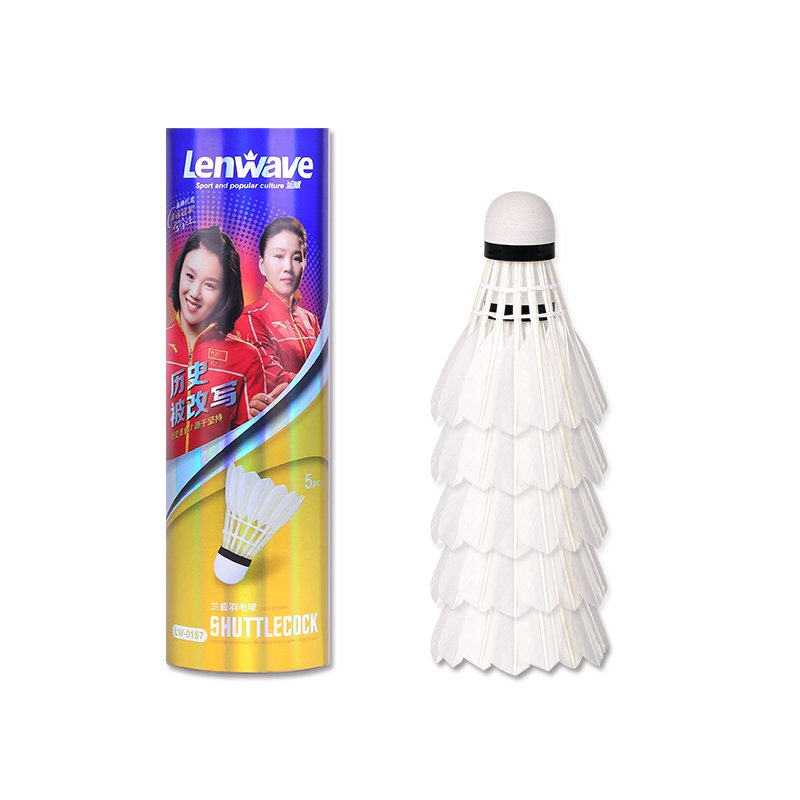 Factory custom provided Badminton Shuttlecocks Birdies,12 Pack Training Badminton Balls with Great Stability for in/out door