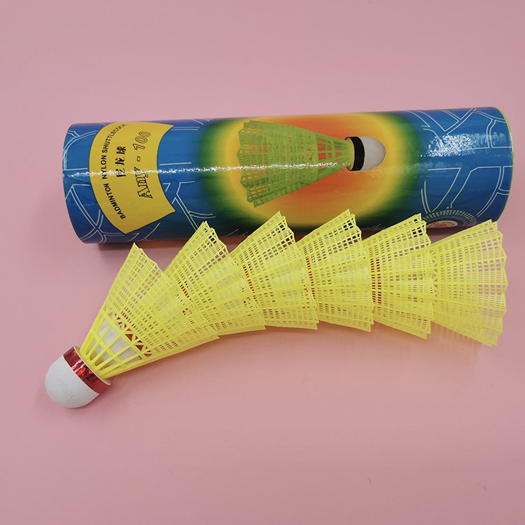Nylon Badminton Shuttlecock Good Quality Blade Plus Fiber Cork White or Yellor Colour Meet the Day and Night Needs