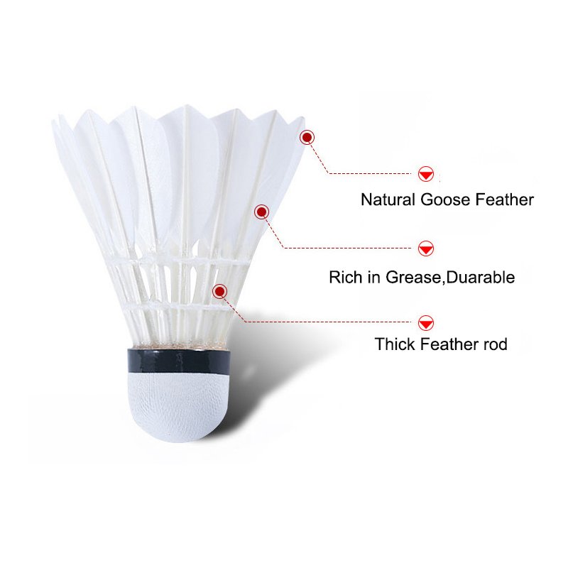 High Quality Custom Speed 74/75/76/77/78/ professional Shuttlecock, Class A Goose Feather Badminton Shuttlecocks