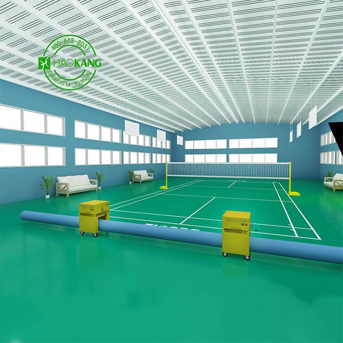 Haokang rolling device,make Badminton court move so easily