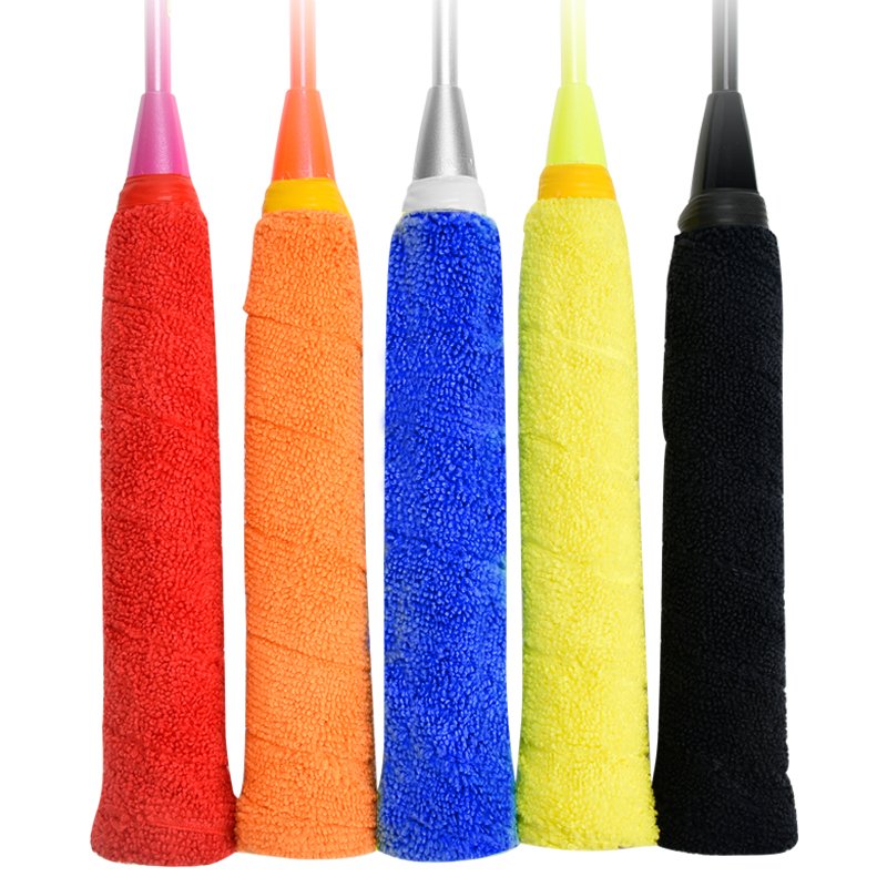 customized mix colors tennis grip badminton overgrips pickelball toalla cotton towel sweat band over grips