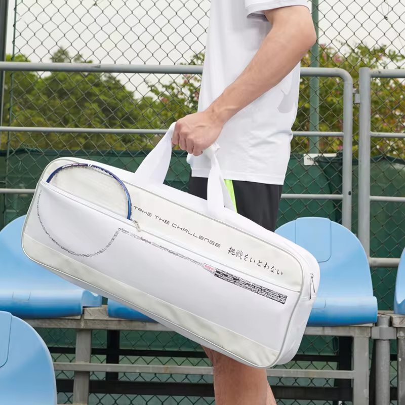 Compartment Square Fashion 6 Pack Badminton Racket Kit Bag